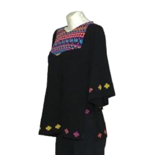 38Da Huipil Colorido Beige